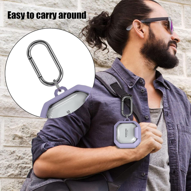 کاور استند دار مدل U.EHome مناسب برای کیس هندزفری بلوتوثی سامسونگ مدل Buds Live / Buds 2 / Buds 2 Pro / Buds Pro / Buds FE - مشکی