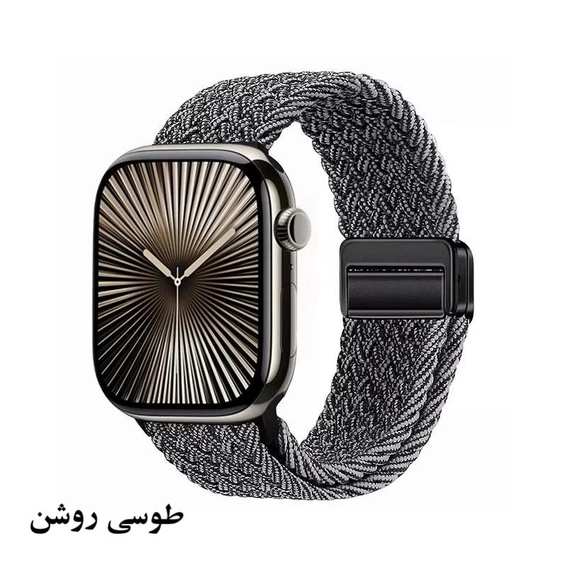 بند توتو مدل Tressée مناسب برای اپل واچ سایز 38/40/41 میلی متری - بنفش
