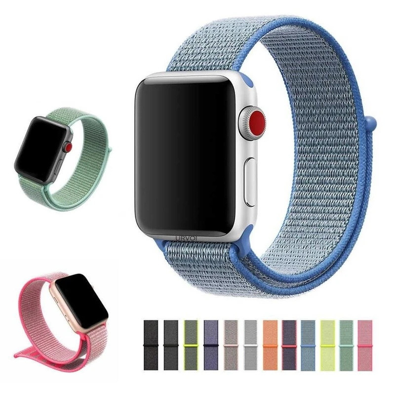 بند توتو مدل Nylon Sport Loop مناسب برای اپل واچ سری 6 سایز 40 میلیمتری - سفید