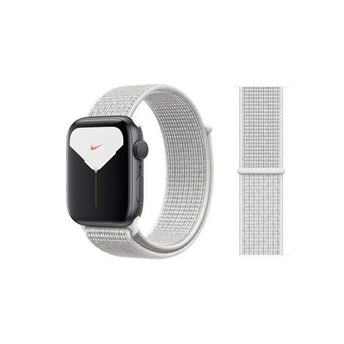 بند توتو مدل Nylon Sport Loop مناسب برای اپل واچ سری 6 سایز 40 میلیمتری - سفید