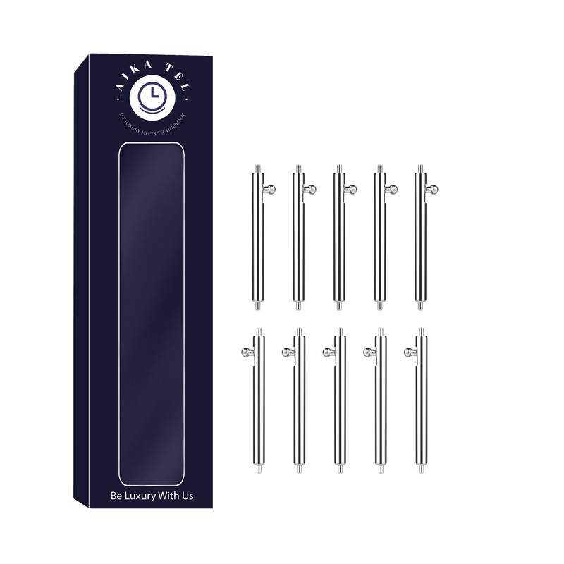 پین ضامن دار آیکاتل مدل QuickPin مناسب برای بند ساعت هوشمند سایز 20 میلی متری مجموعه 10 عددی